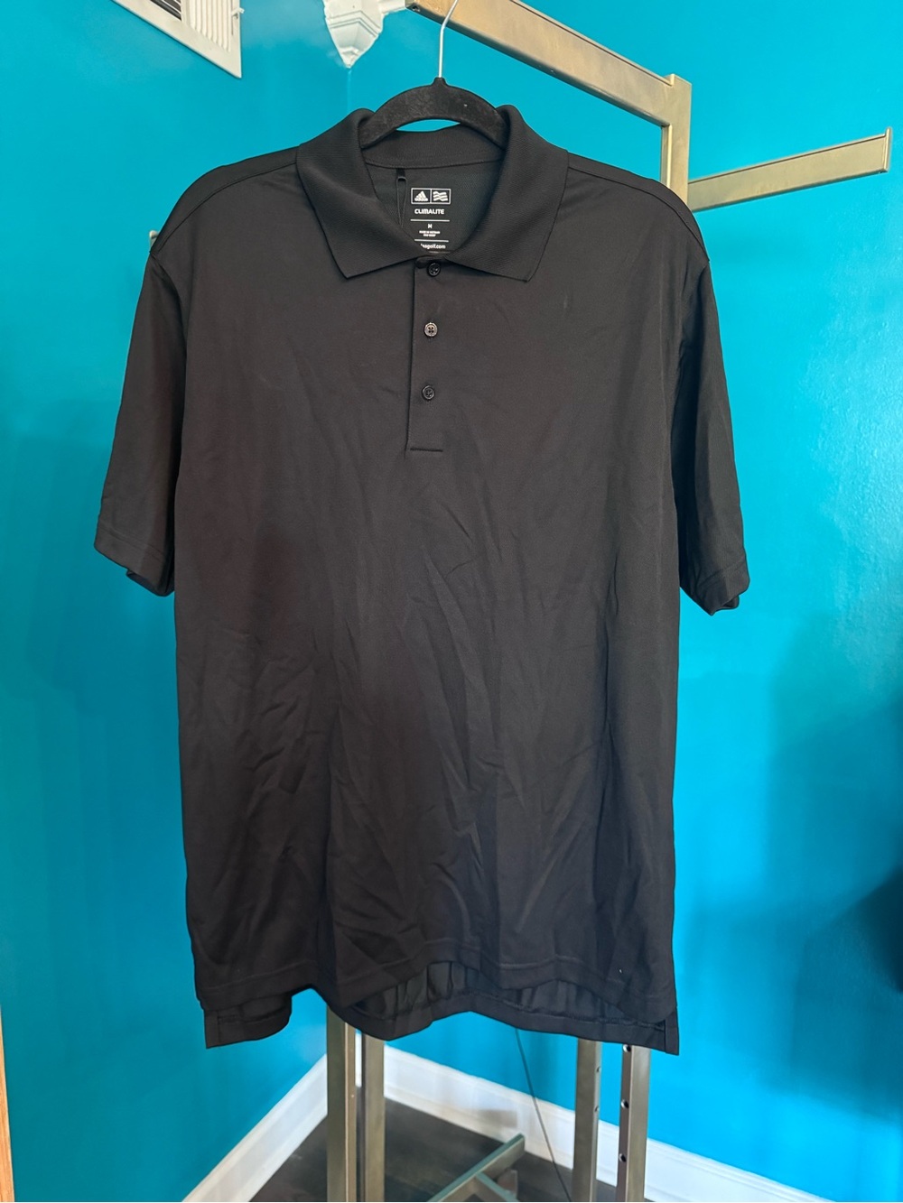 adidas Men’s Black Performance Polo